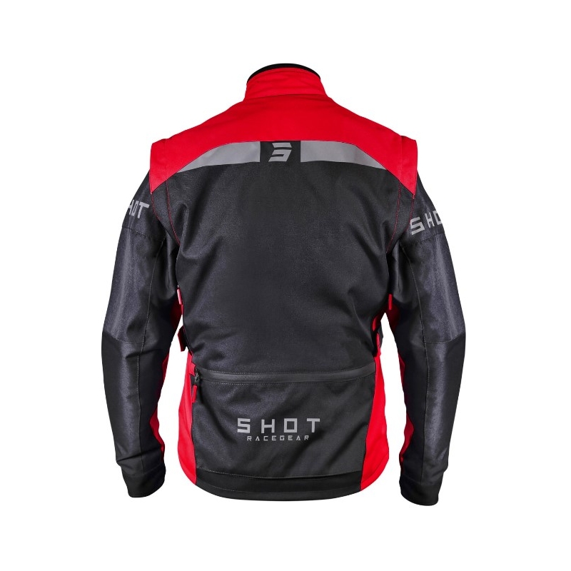 Shot Racetech črno-rdeča motoristična jakna