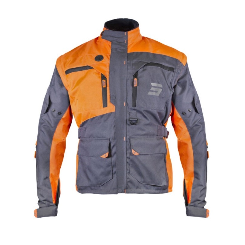 Shot Racetech motoristična jakna Grey-Orange razprodaja