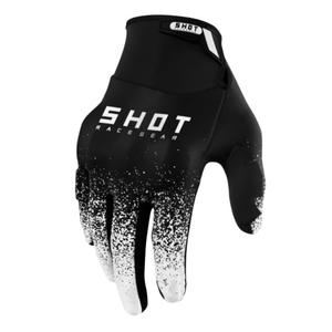 Motokros rokavice Shot Drift Edge 2.0 črno-bele barve