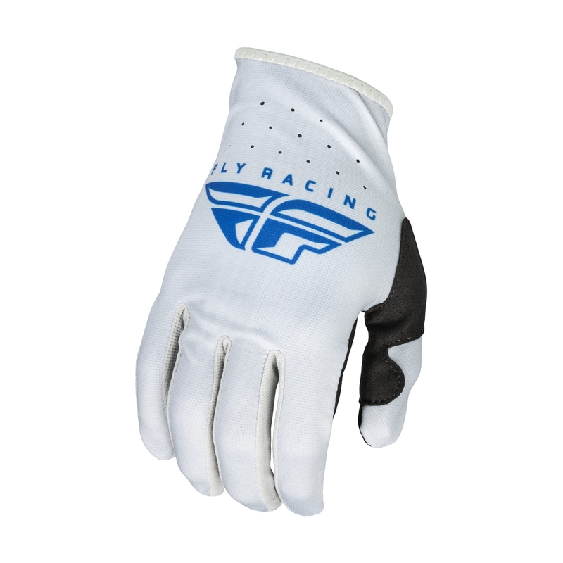 Motokros rokavice FLY Racing Lite 2023 sivo-modre