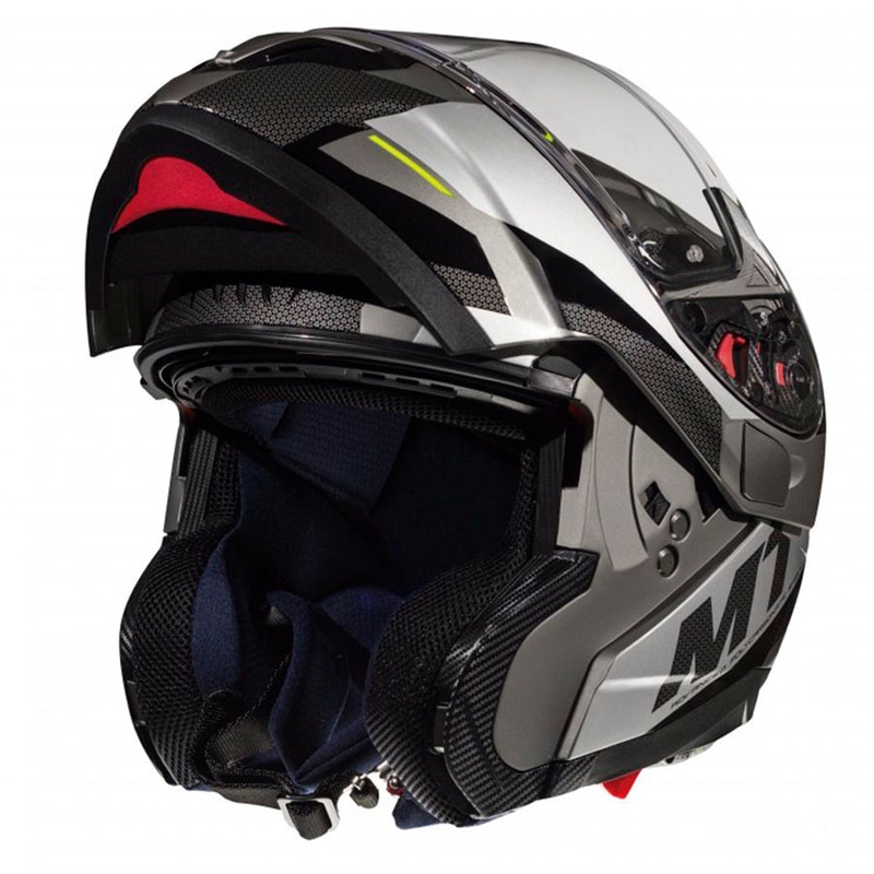 MT Atom SV TRANSCEND E2 motoristična čelada siva - razred II