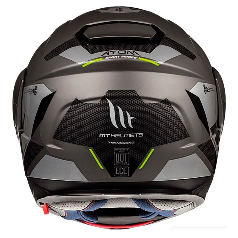 MT Atom SV TRANSCEND E2 motoristična čelada siva - razred II