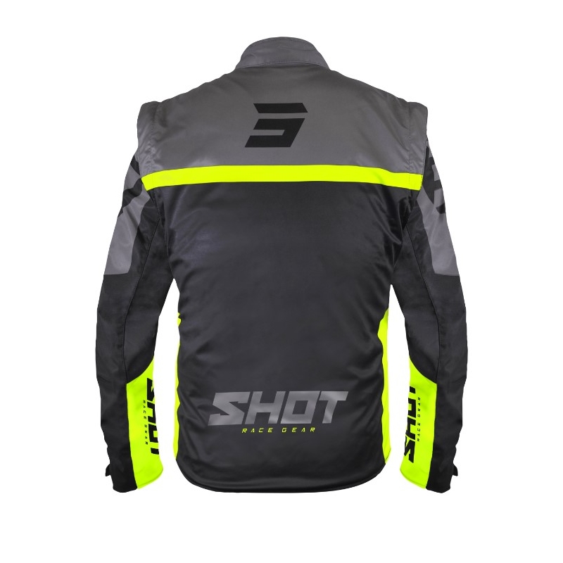 Softshell jakna Shot Softshell Lite 2.0 black-fluo yellow