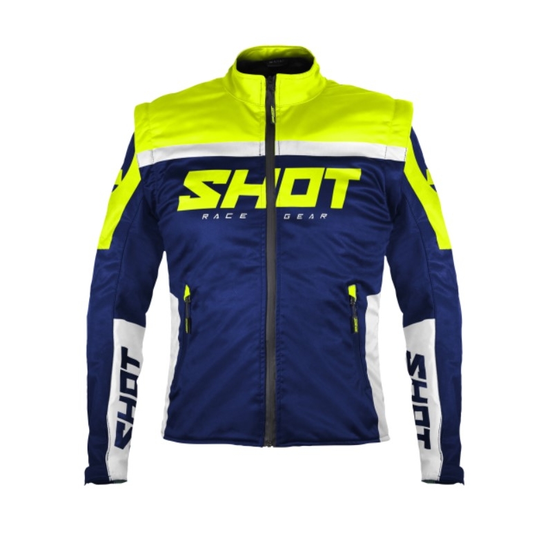 Softshell jakna Shot Softshell Lite 2.0 blue-white-fluo yellow