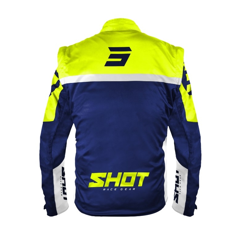 Softshell jakna Shot Softshell Lite 2.0 blue-white-fluo yellow