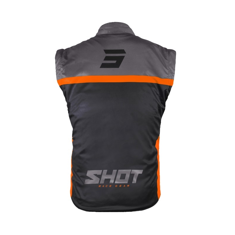 Softshell jopič Shot Bodywarmer Lite 2.0 black-orange