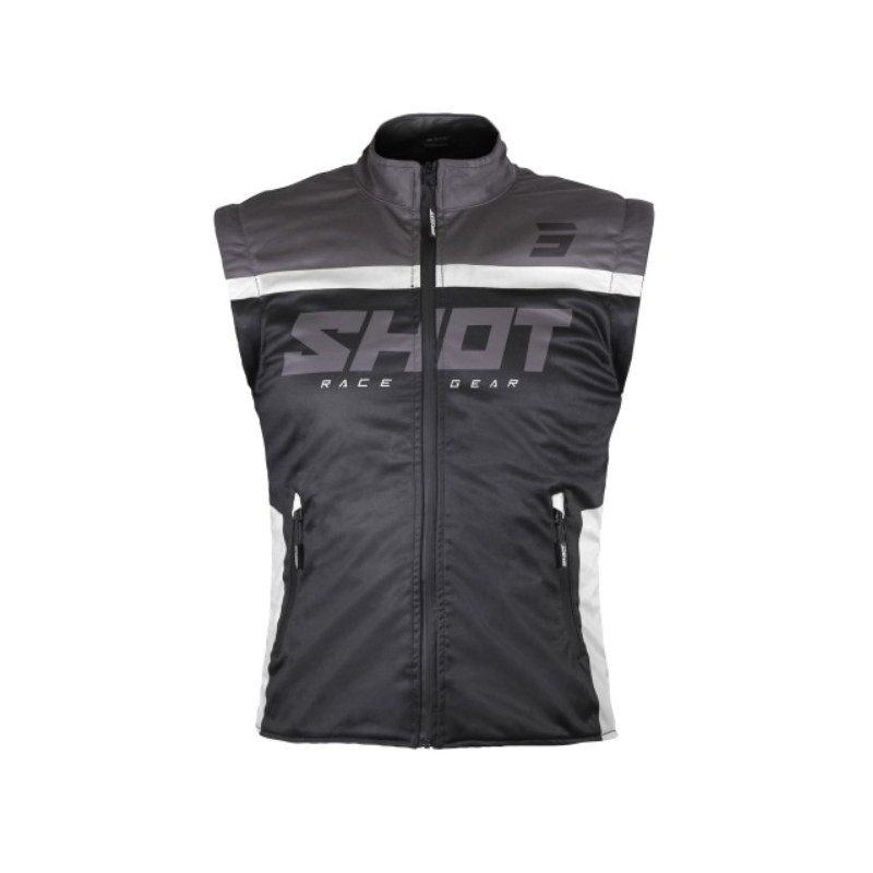 Softshell jopič Shot Bodywarmer Lite 2.0 črno-beli naprodaj razprodaja