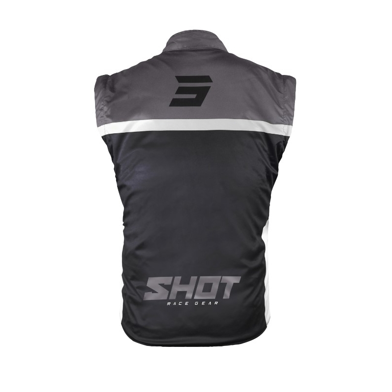 Softshell jopič Shot Bodywarmer Lite 2.0 črno-beli naprodaj razprodaja