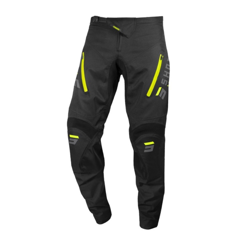 Motokros hlače Shot Climatic 2.0 black-fluo yellow