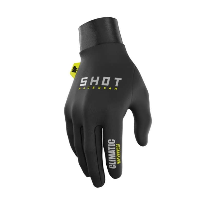 Motokros rokavice Shot Climatic 3.0 black-fluo yellow