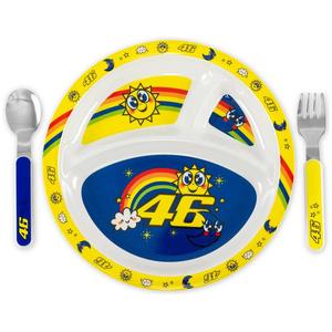 Otroški jedilni set VR46 Valentino Rossi Sun and Moon