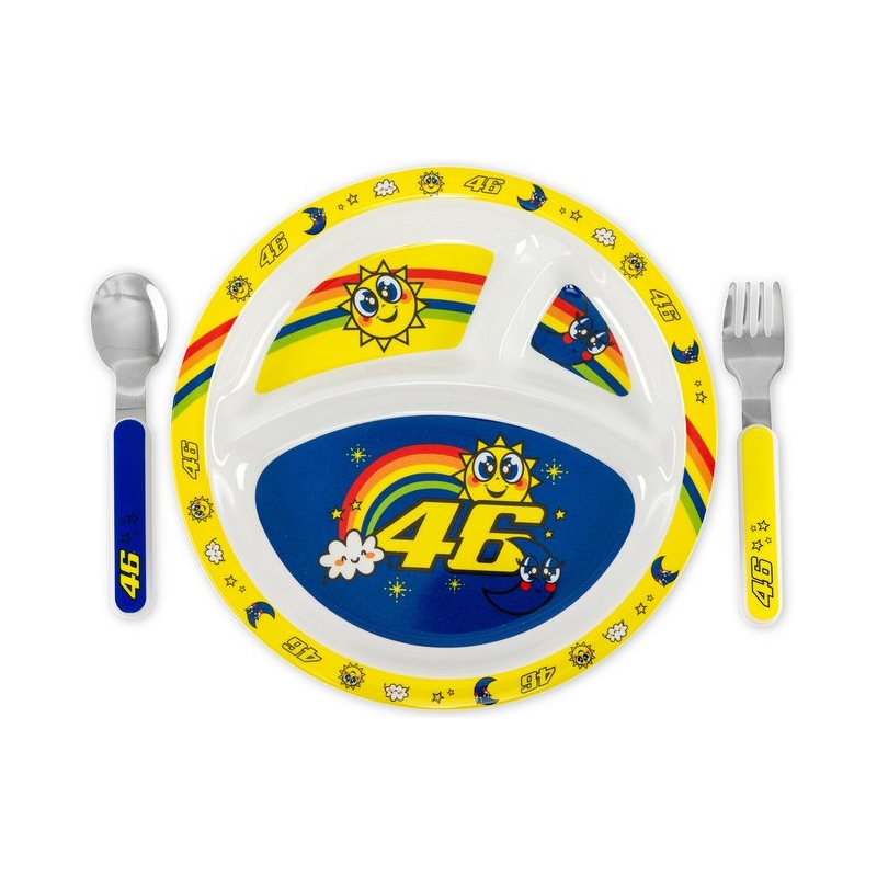 Otroški jedilni set VR46 Valentino Rossi Sun and Moon