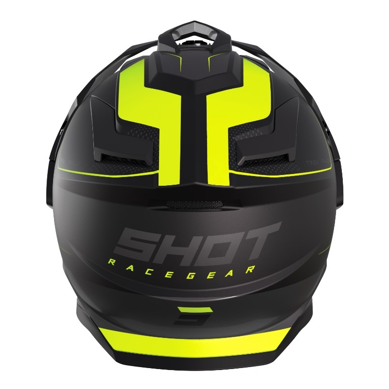 Enduro čelada Shot Trek Rally black-fluo yellow
