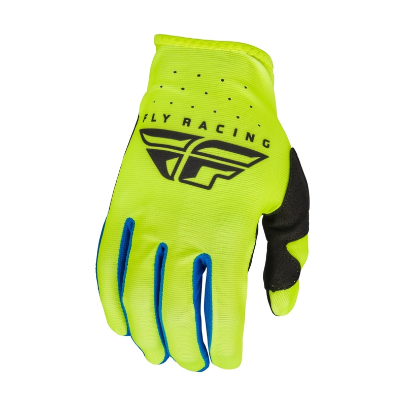 Otroške rokavice za motokros FLY Racing Lite 2023 fluo rumeno-črne