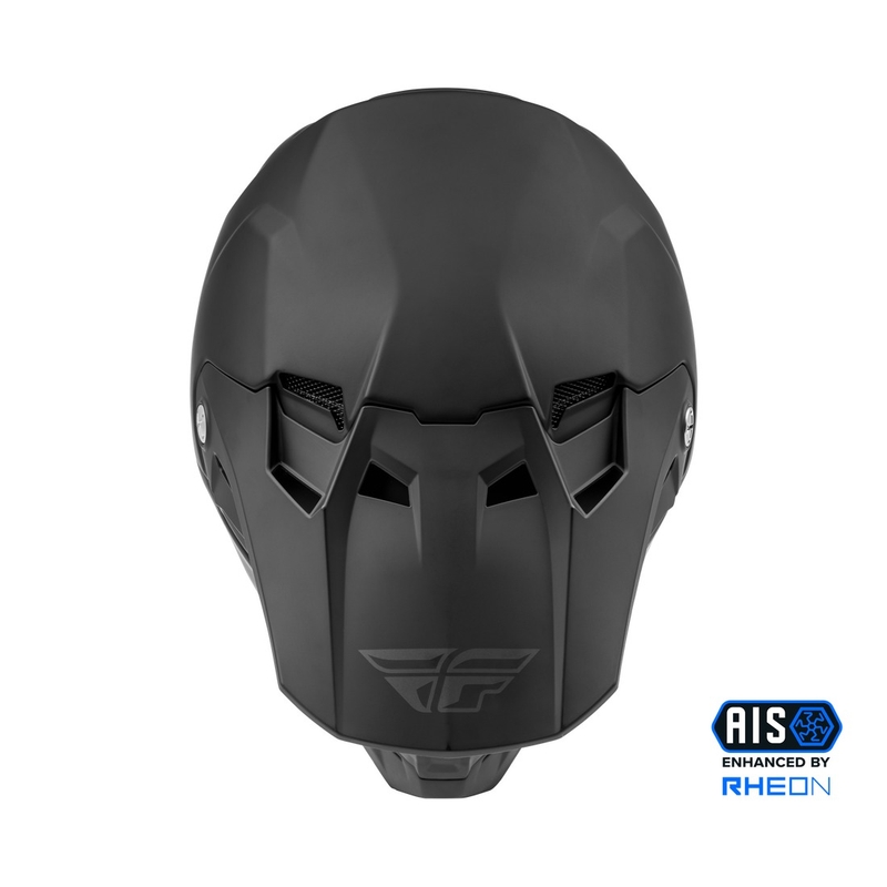 Motokros čelada FLY Racing Formula Solid black mat