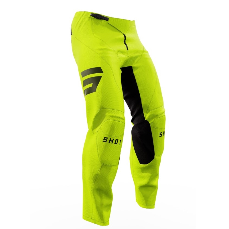 Shot Raw Kid Escape motokros hlače črno-fluo rumena razprodaja