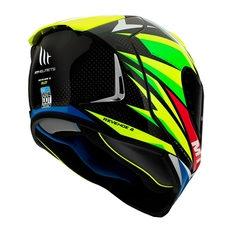 MT FF110 Revenge 2 Kley modro-fluo rumena integralna motoristična čelada razprodaja