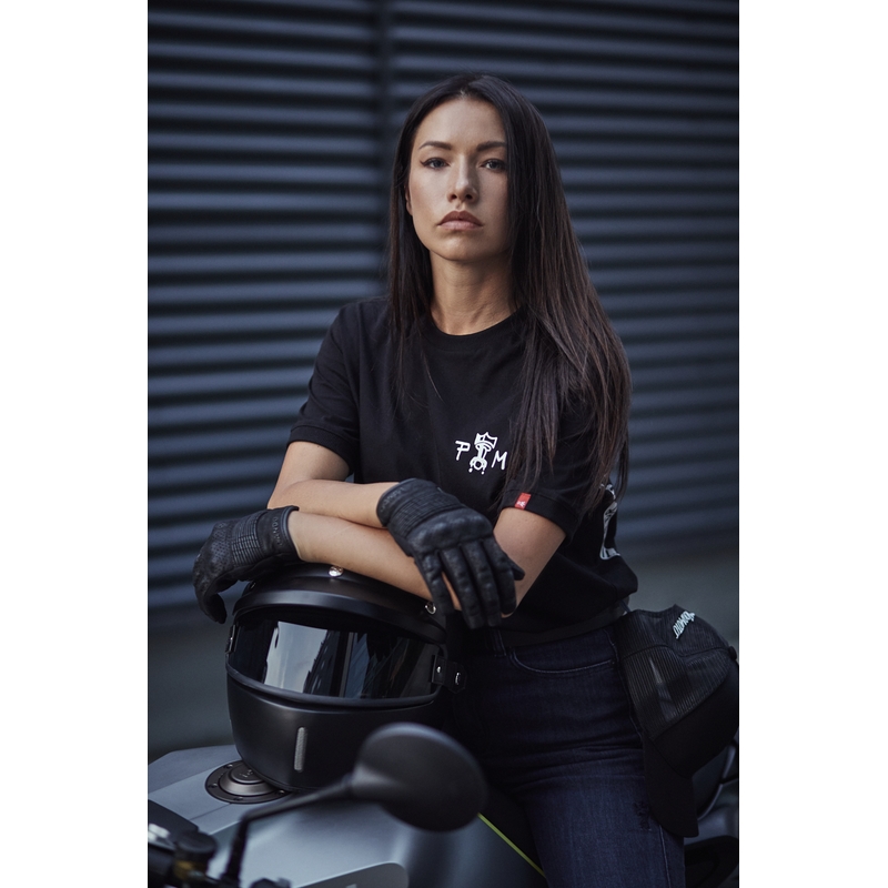 Ženske motoristične kavbojke PANDO MOTO Kusari Cor 02 blue razprodaja