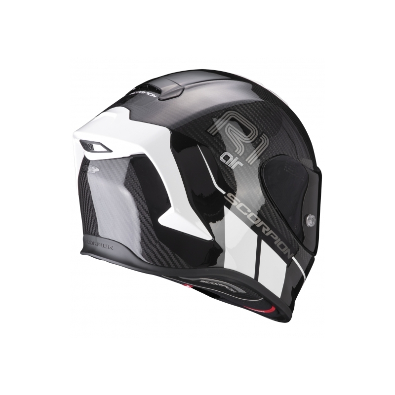 Integralna čelada Scorpion EXO-R1 Carbon Air Corpus II črno-bela - II. kakovost
