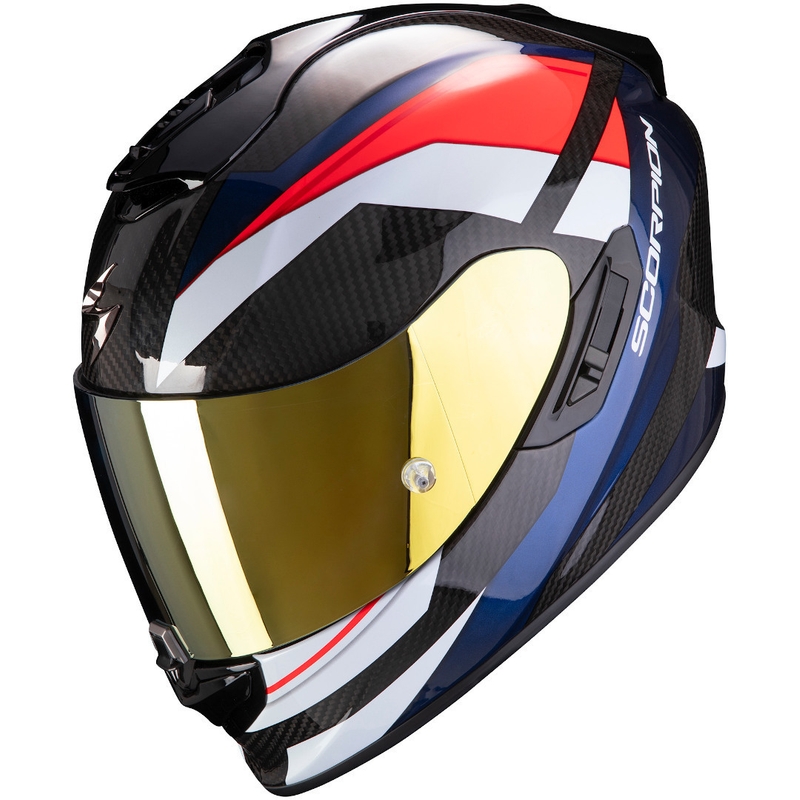 Integralna čelada Scorpion EXO-1400 Carbon Air Legione black-red-blue - kakovost II