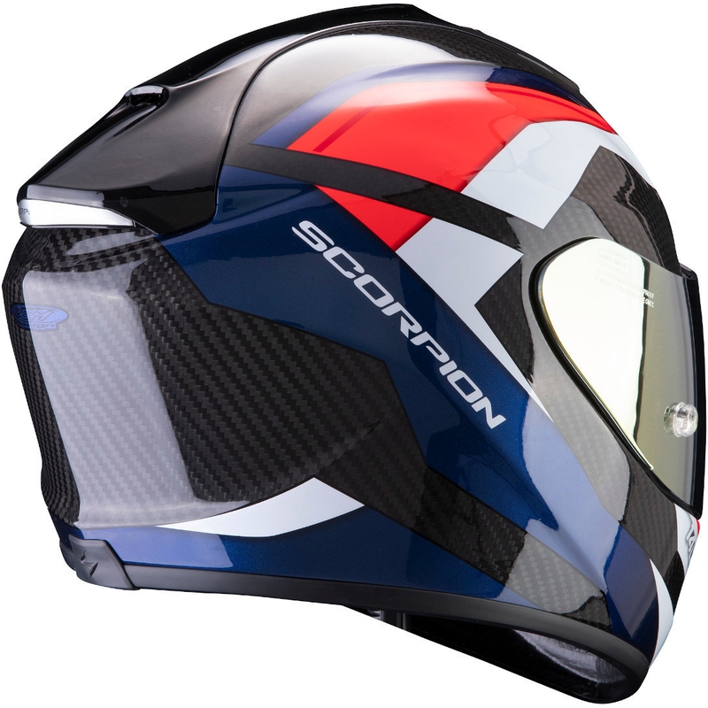 Integralna čelada Scorpion EXO-1400 Carbon Air Legione black-red-blue - kakovost II