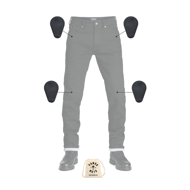 Motorno kolo Jeans PANDO MOTO Steel Black 02 črna razprodaja