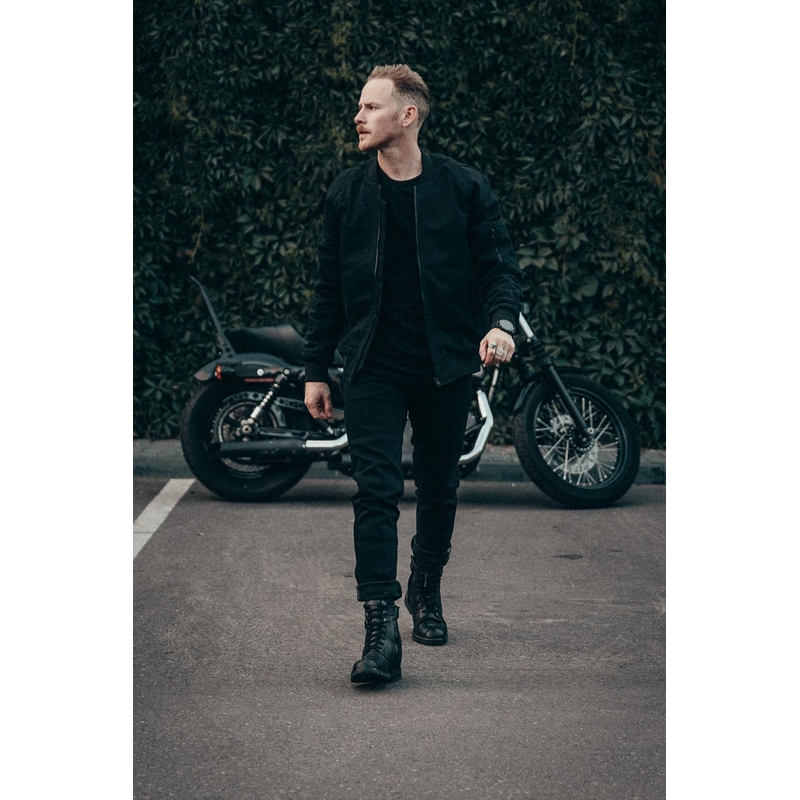 Motorno kolo Jeans PANDO MOTO Steel Black 02 črna razprodaja
