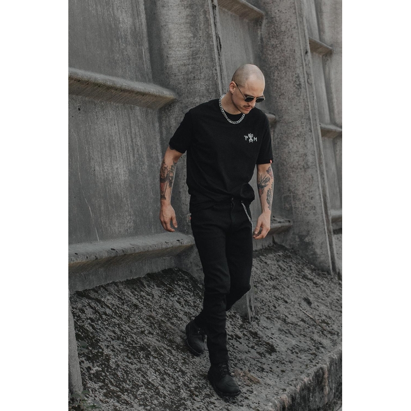 Motorno kolo Jeans PANDO MOTO Steel Black 02 črna razprodaja