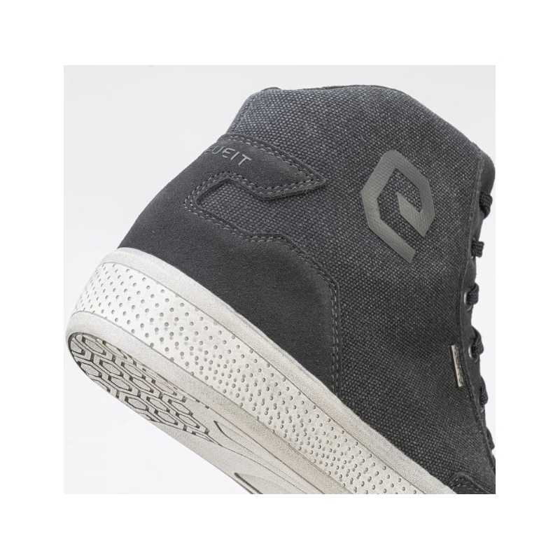 Eleveit Antibes WP Canvas Black Motorcycle Boots