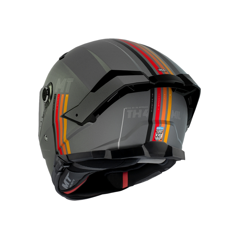 Razprodaja motoristične čelade MT Thunder 4 SV Mil C2 Grey Matte Integral