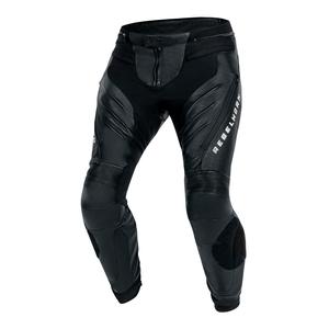 Rebelhorn Veloce črno-bele usnjene motoristične hlače
