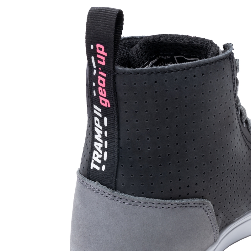 Ženski motoristični škornji Rebelhorn Tramp II Black and Grey