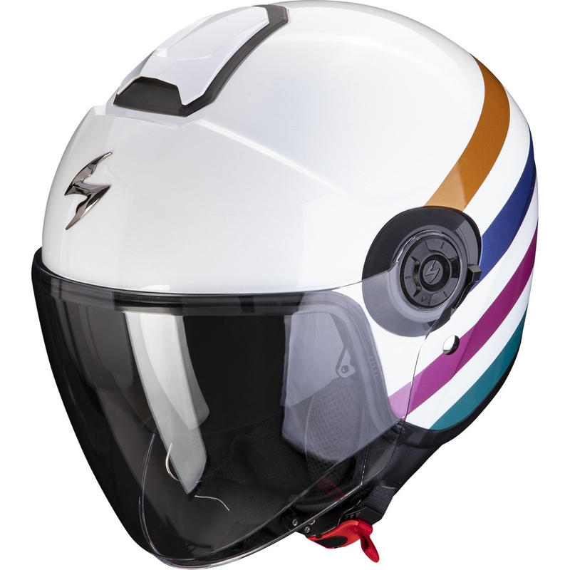 Odprta čelada Scorpion EXO-CITY II Bee white-green-gold
