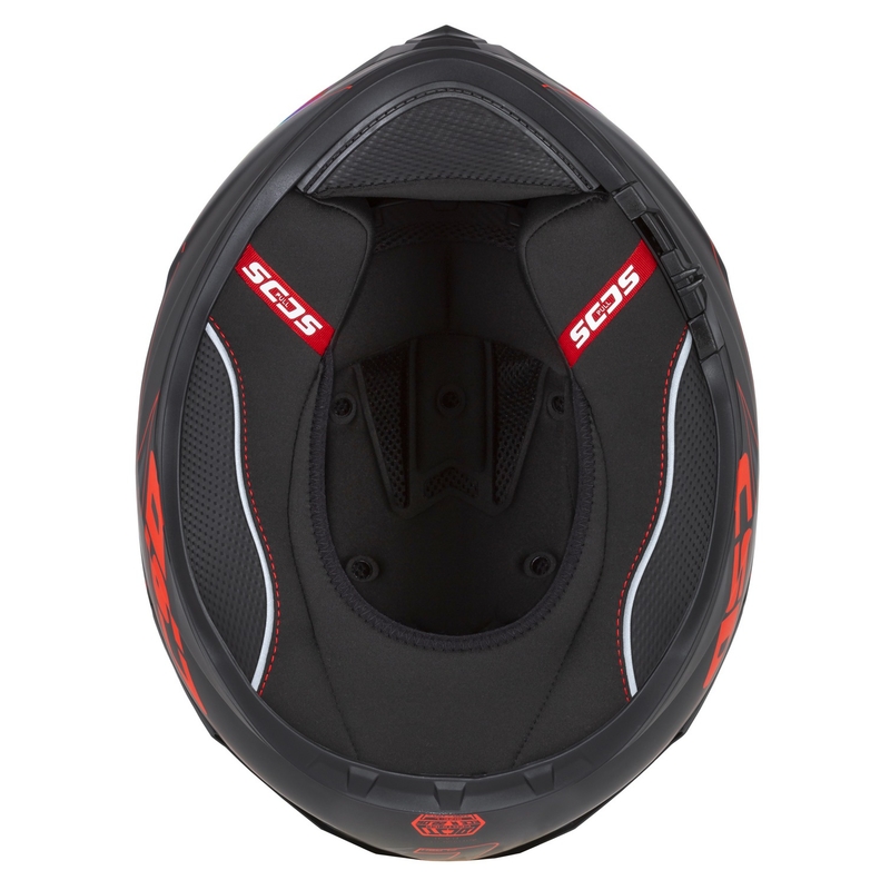 Cassida Integral GT 2.1 Flash Black-Red-Grey motoristična čelada