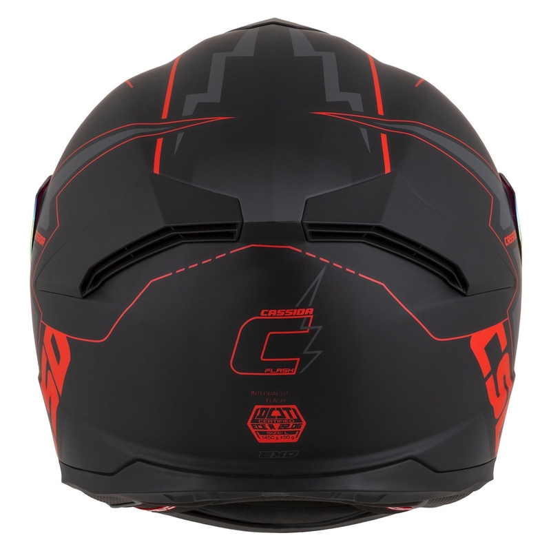 Cassida Integral GT 2.1 Flash Black-Red-Grey motoristična čelada