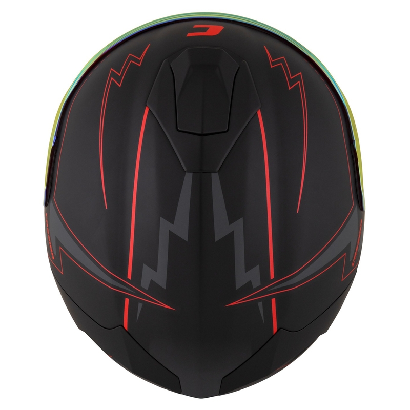 Cassida Integral GT 2.1 Flash Black-Red-Grey motoristična čelada