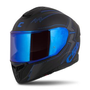 Integral motoristična čelada Cassida Integral GT 2.1 Flash črna-modra-siva