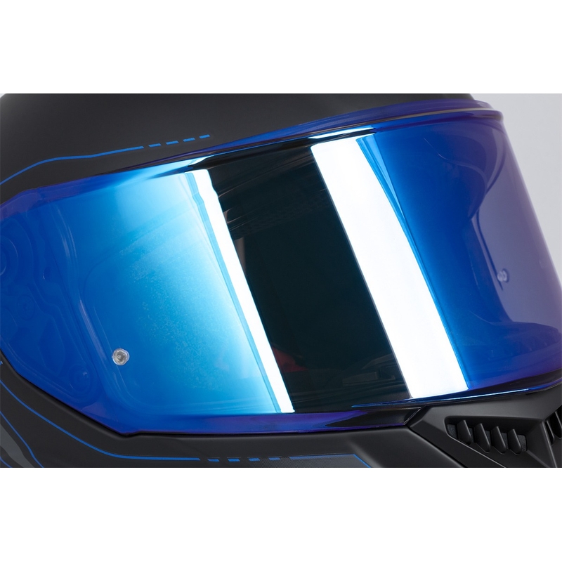 Integral motoristična čelada Cassida Integral GT 2.1 Flash črna-modra-siva