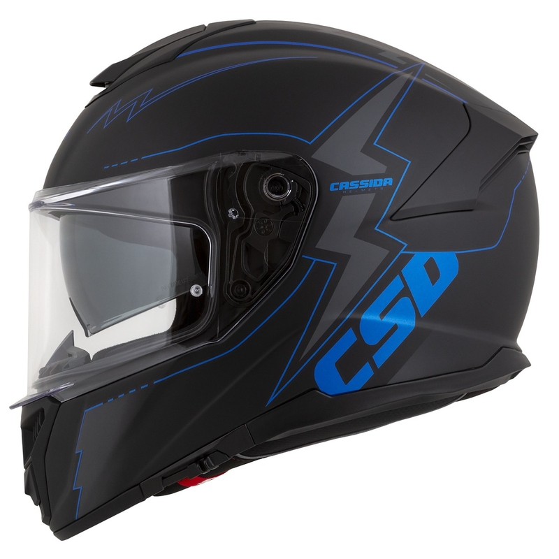 Integral motoristična čelada Cassida Integral GT 2.1 Flash črna-modra-siva