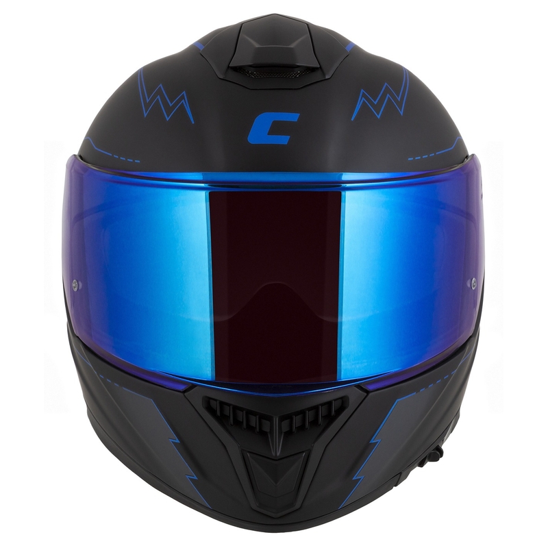 Integral motoristična čelada Cassida Integral GT 2.1 Flash črna-modra-siva