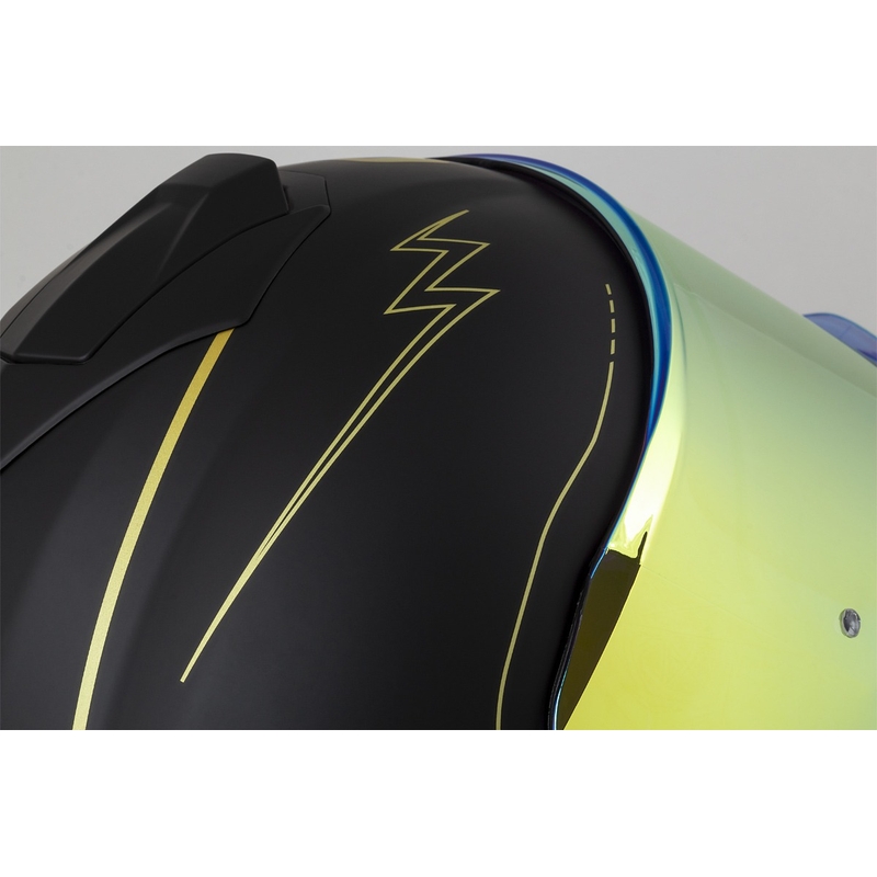 Cassida Integral GT 2.1 Flash črno-zlato-siva motoristična čelada