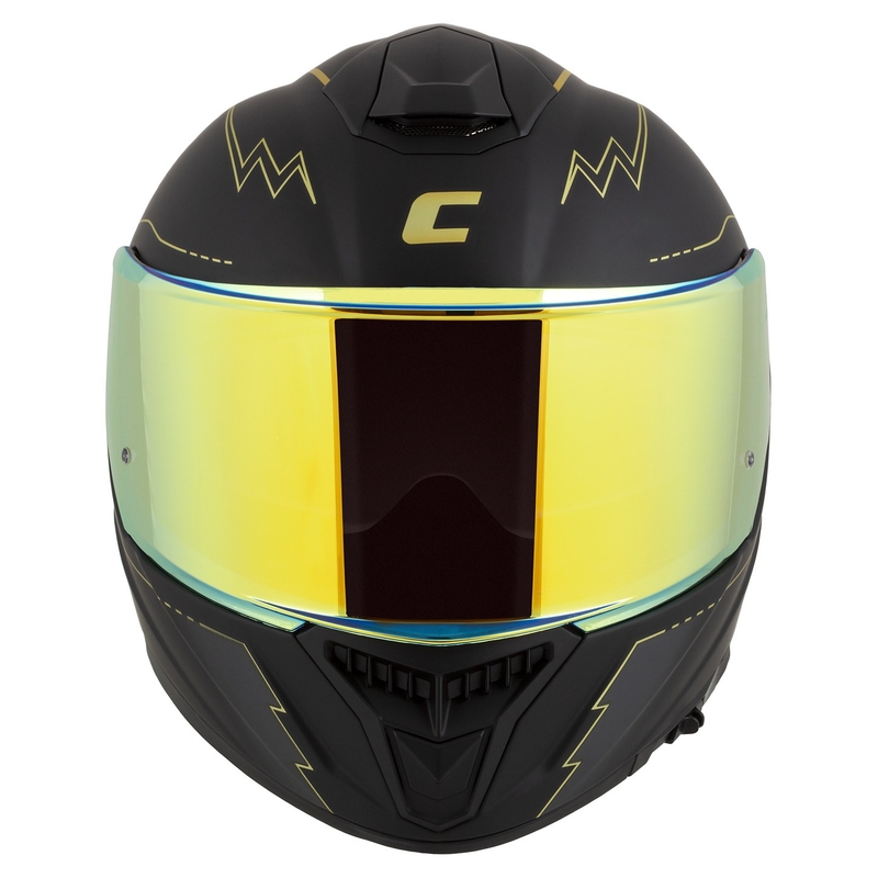 Cassida Integral GT 2.1 Flash črno-zlato-siva motoristična čelada
