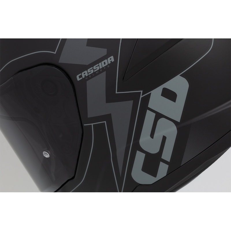 Cassida Integral GT 2.1 Flash Black-Grey Integral motoristična čelada