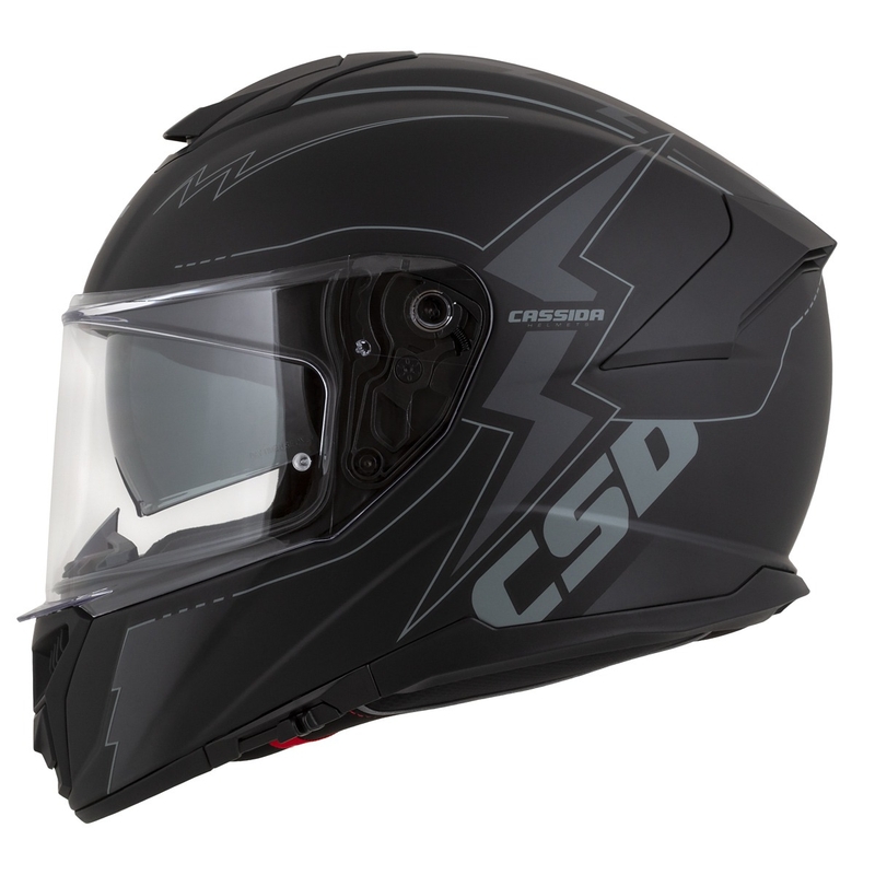 Cassida Integral GT 2.1 Flash Black-Grey Integral motoristična čelada