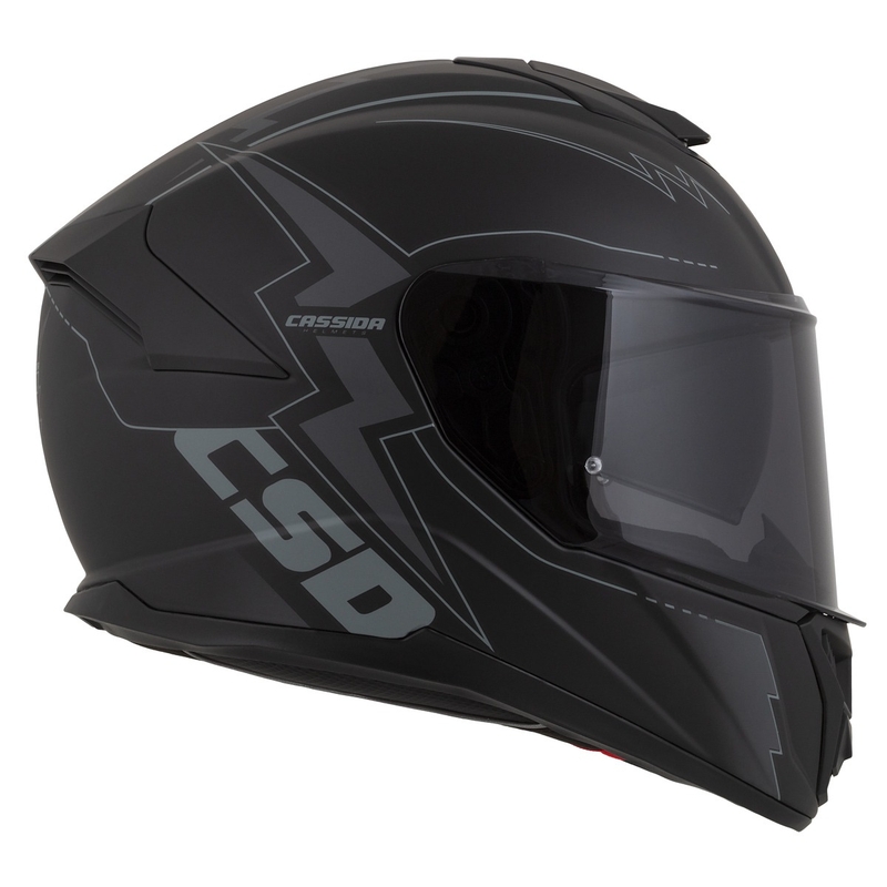 Cassida Integral GT 2.1 Flash Black-Grey Integral motoristična čelada