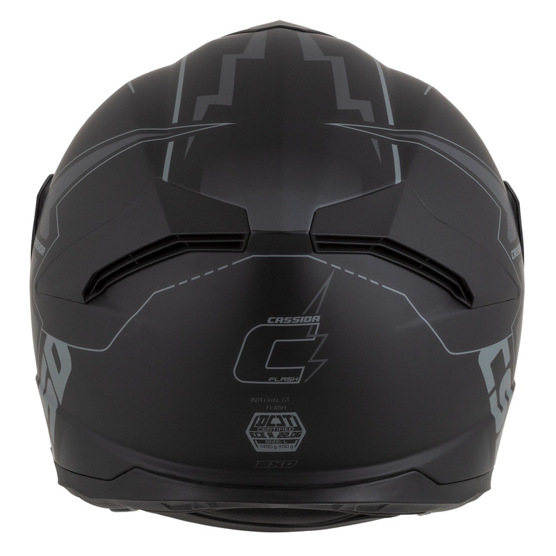 Cassida Integral GT 2.1 Flash Black-Grey Integral motoristična čelada