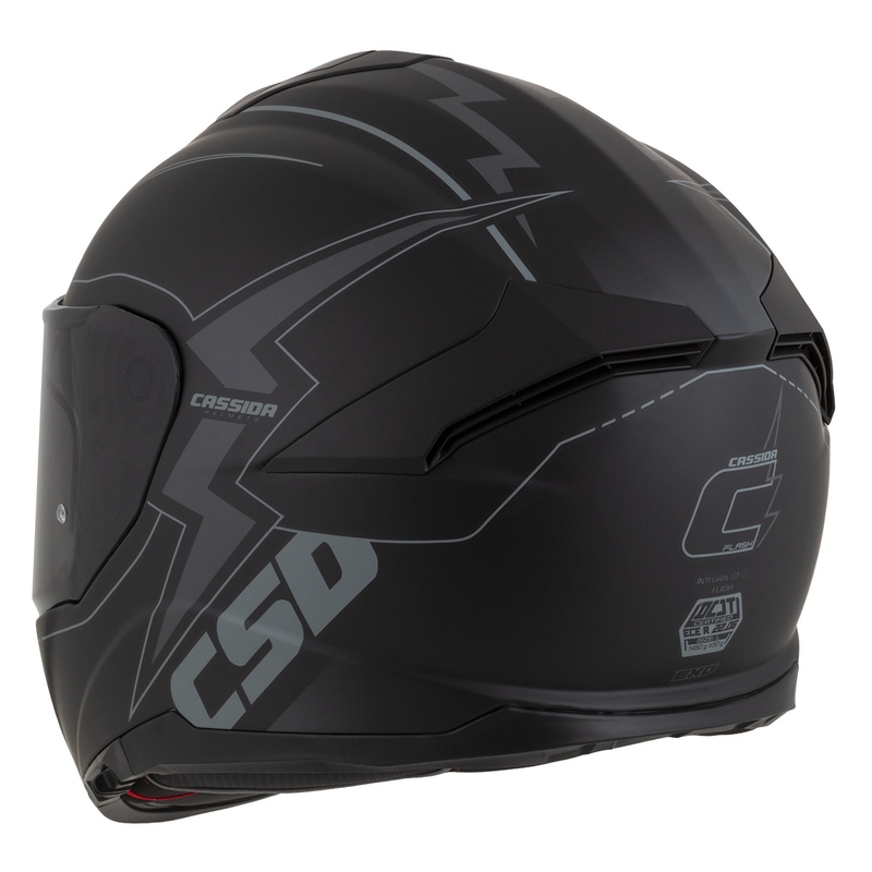 Cassida Integral GT 2.1 Flash Black-Grey Integral motoristična čelada