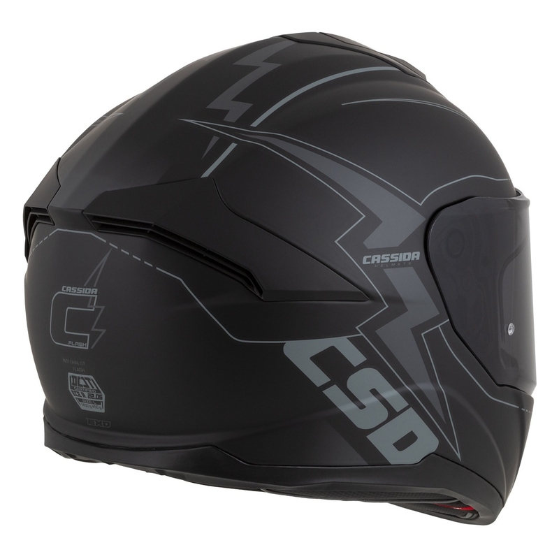 Cassida Integral GT 2.1 Flash Black-Grey Integral motoristična čelada