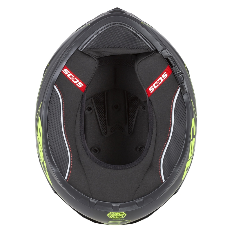Cassida Integral GT 2.1 Flash črno-fluo rumeno-siva motoristična čelada