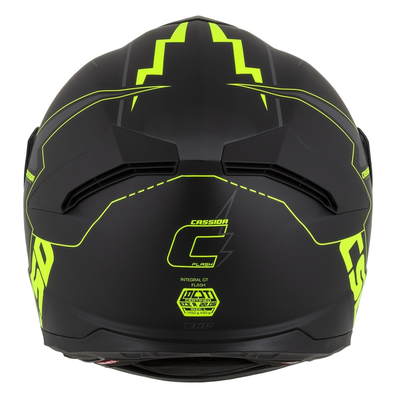 Cassida Integral GT 2.1 Flash črno-fluo rumeno-siva motoristična čelada